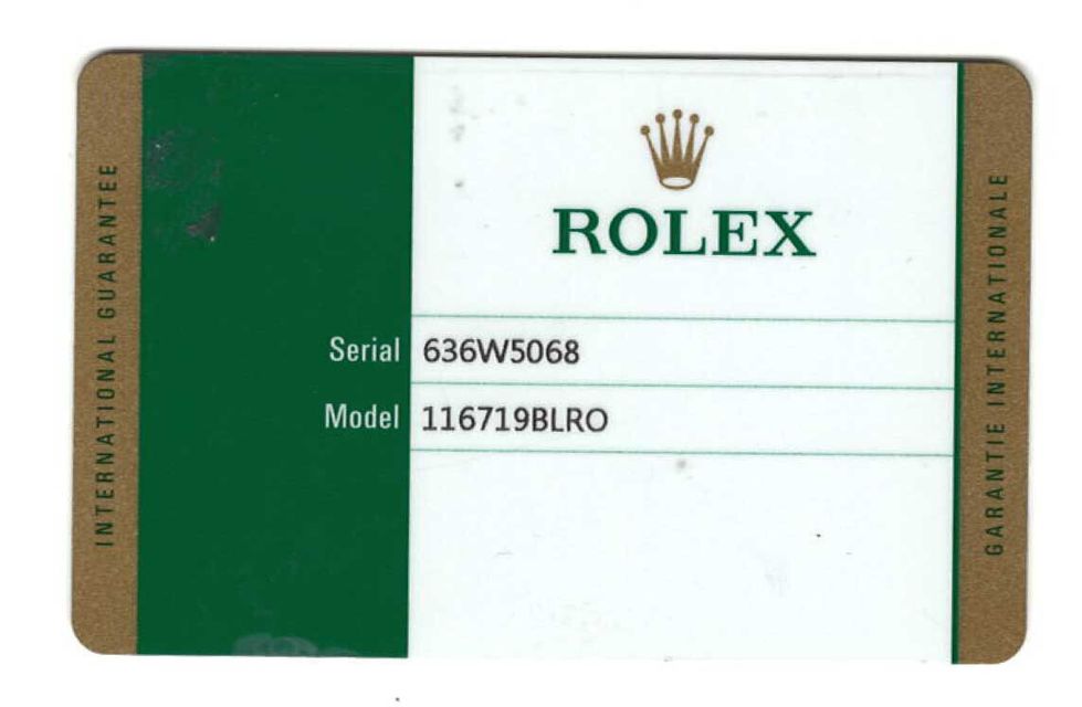 Rolex GMT Master II 116719 BLRO Image 5
